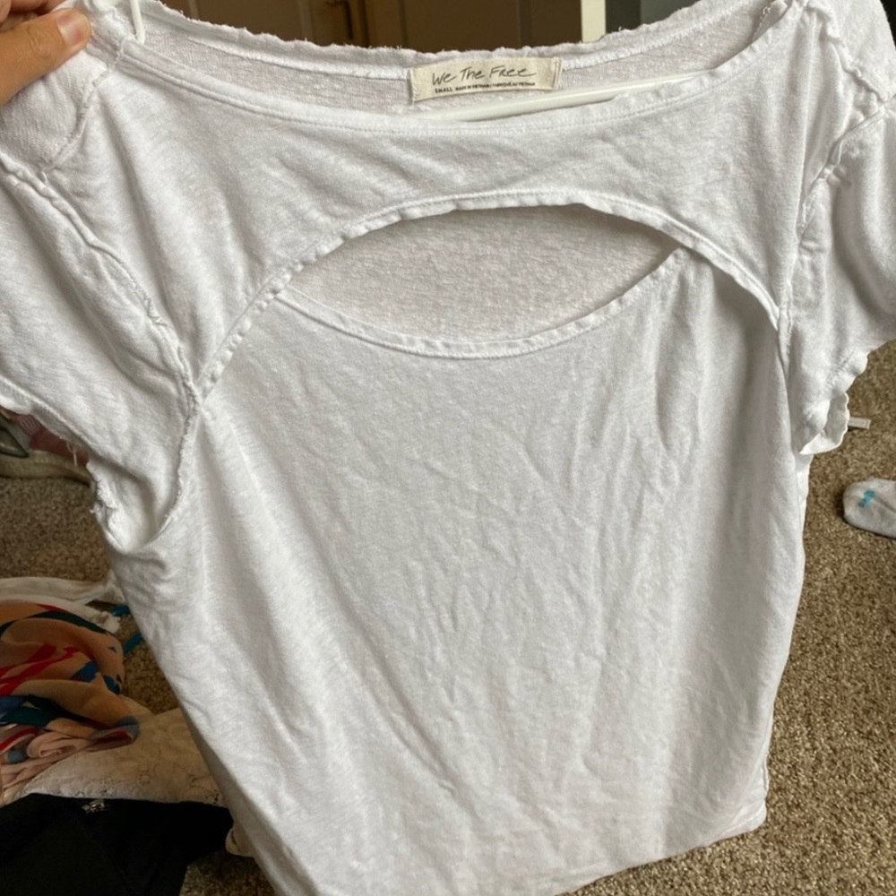 Free people white top from revolve
